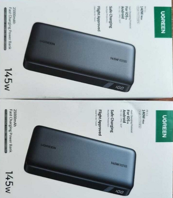 Ugreen 25000Мач 145w и 200W ноутбука iphone лучше Baseus/Anker/ZMI Mi Київ - фото 2