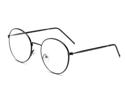 Окуляри комп'ютерні 2024 круглі в чорній оправі Київ - фото 2