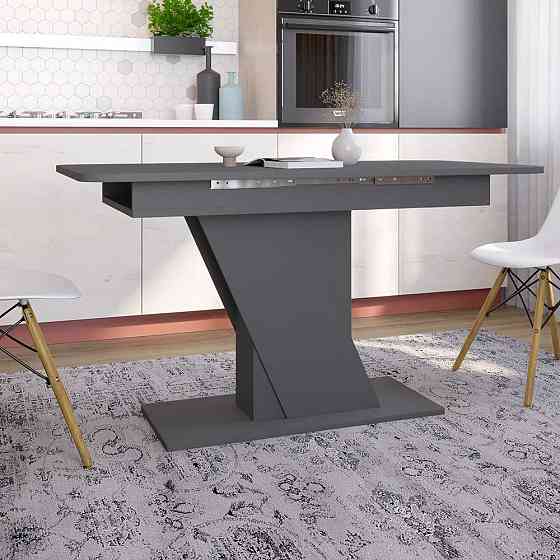 Обідній стіл розкладний LION Грейс Антрацит (LION-045001) ТОП Дніпро