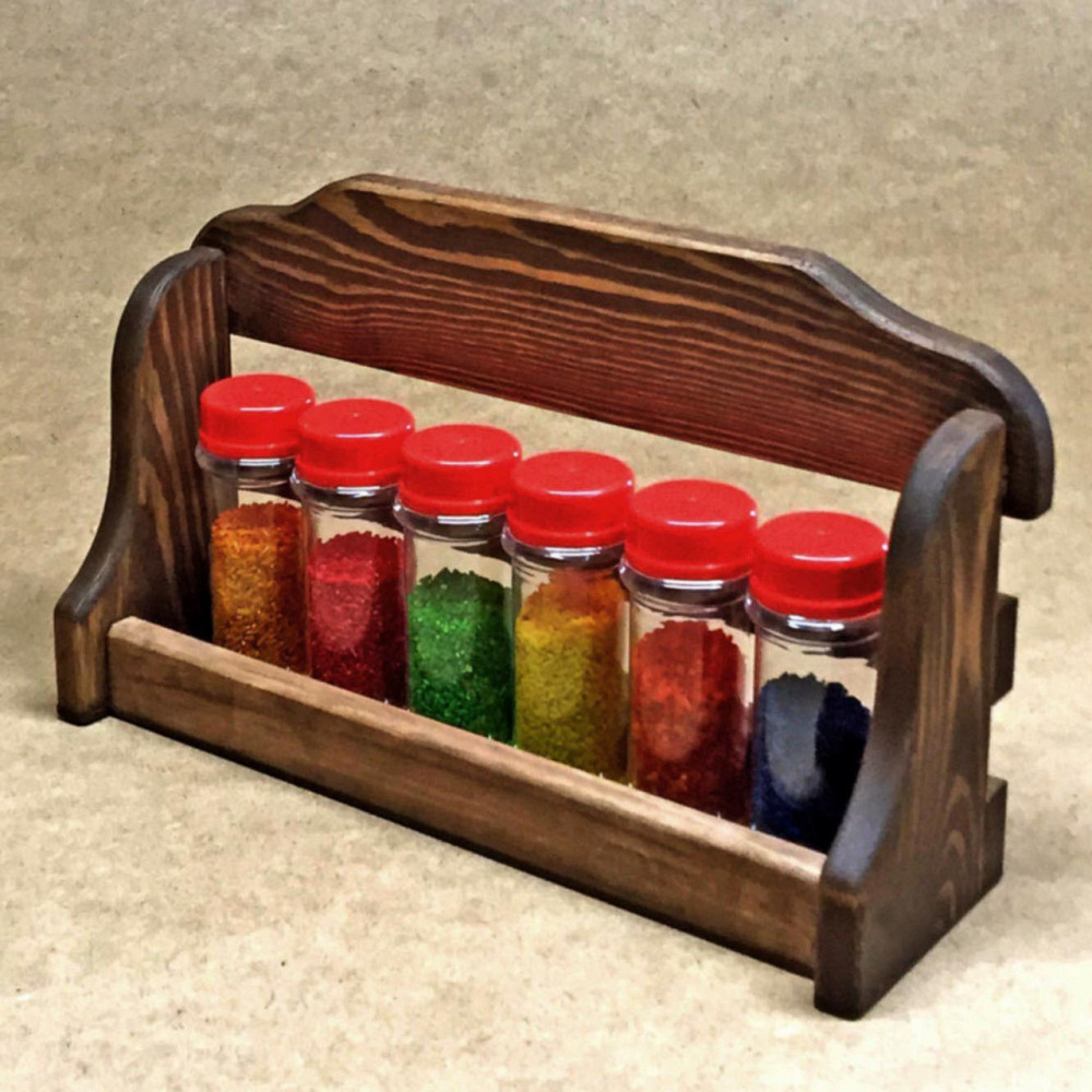 Органайзер для спецій "Ткемалі 6" капучино Миколаїв - фото 1