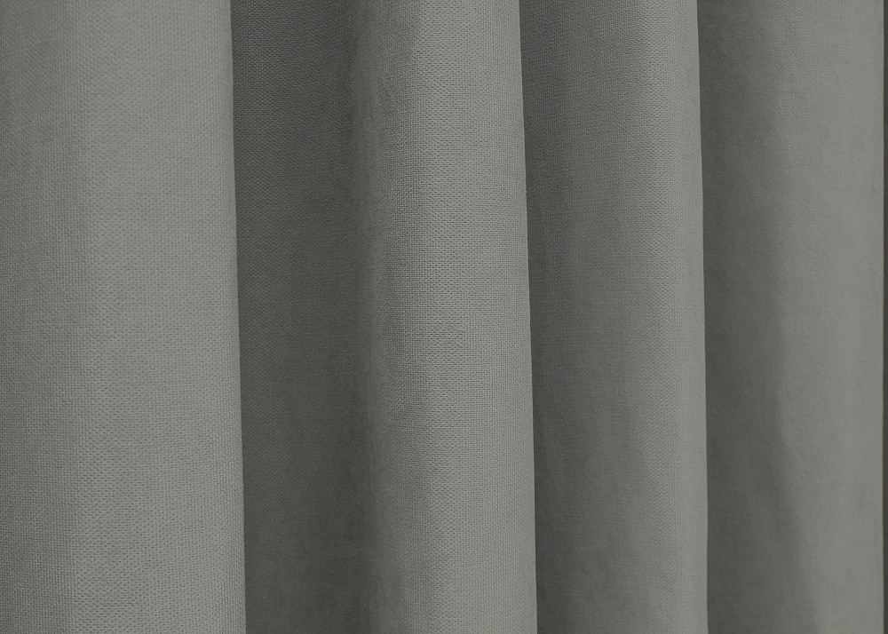 Комплект коротких штор VR-Textil Мікровелюр Petek № 1477ш Світло-сірий 140х170 см 2 шт (35-0221) Київ - фото 7