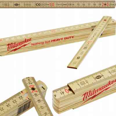 Линейка Milwaukee складная тонкая деревянная, 2м (4932459303) Винница