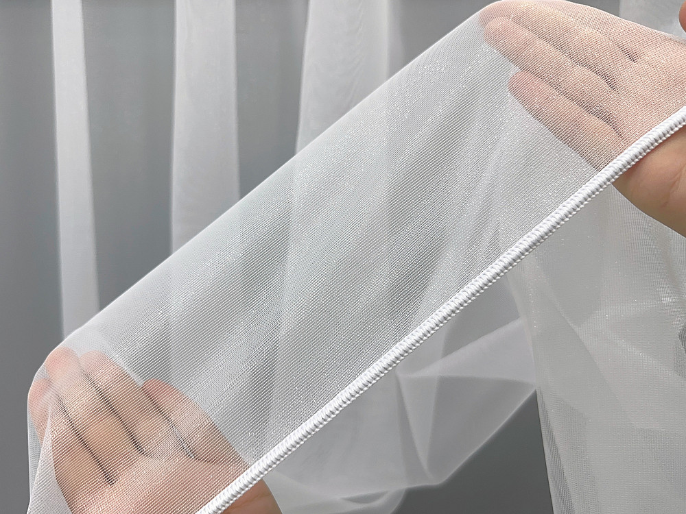 Тюль VR-Textil 2117т Французская сетка однотонная Белый 400х270 см (42-1375) Киев - изображение 6