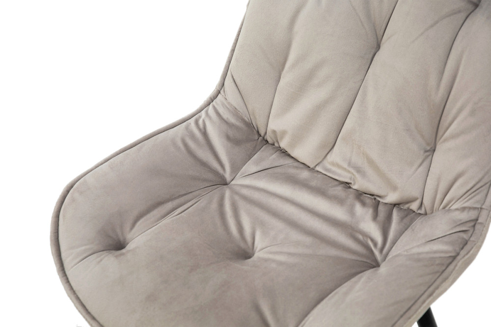 Стілець Прадо-R чорний/ велюр бежевий Київ - фото 7