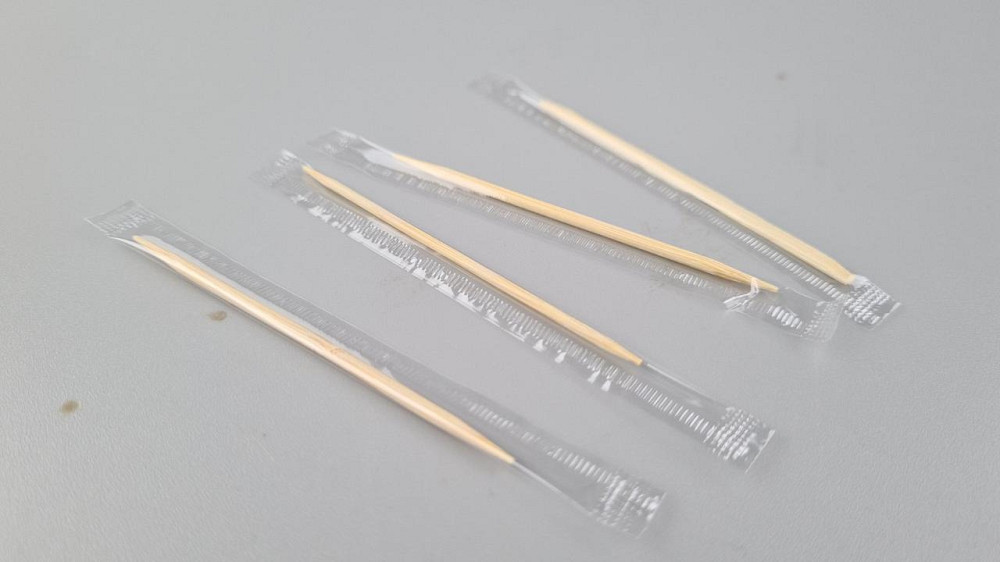 Зубочистка в индивидуальной бумажной упаковке (1000 шт) Китай (1 пачка) Харьков - изображение 3