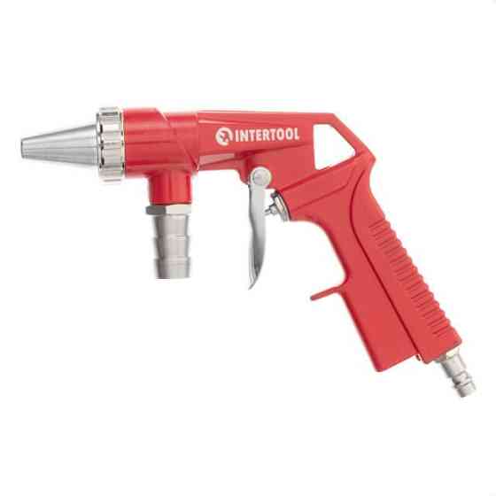Пістолет піскострумінний, пневматичний, форсунка: 6 мм, подача піску через шланг, 8 атм INTERTOOL PT-0706 Киев