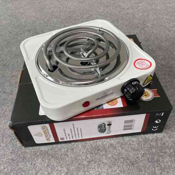 Электроплита настольная от сети Crownberg CB-3740, Плита электрическая настольная компактная XK-31 Львов