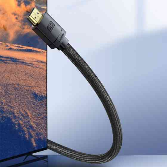 Кабель HDMI M - M, 3m, V2.1 8K, High Definition Series CAKGQ-L01 Baseus Чорний (CAKGQ-L01) Київ