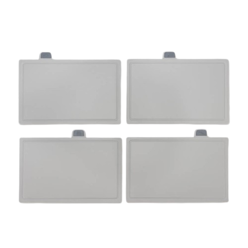 Набір ножів 10 предметів:(5шт + 4 обробні дошки + підставка) сірий MR-1412-GREY Maestro Житомир - изображение 4