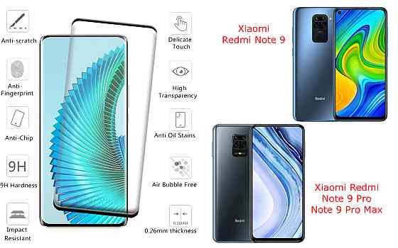 Захисне скло HyperGlass Pro для Xiaomi Redmi Note 9, 9 Pro, 9 Pro Max – максимальна чутливість та захист Київ