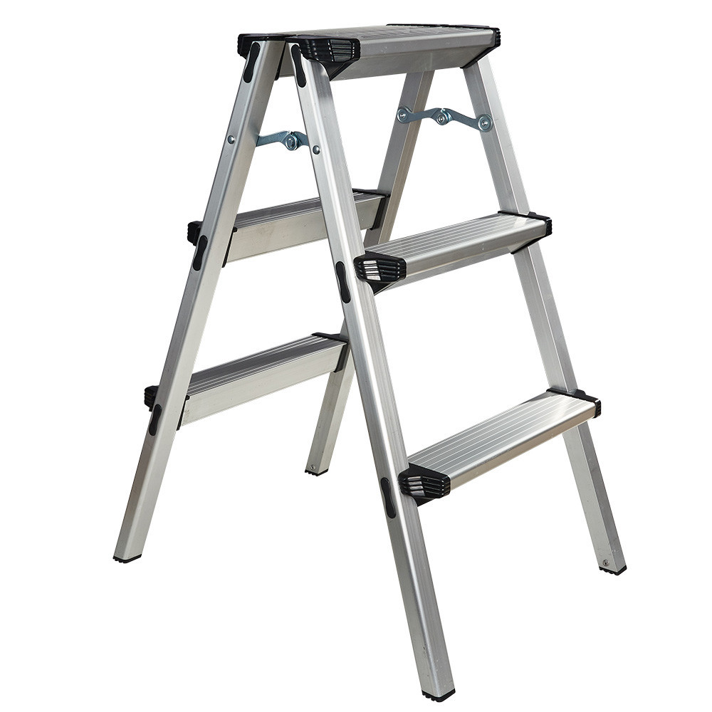 Драбина алюмінієва двостороння Кентавр 3Д Харків - фото 2