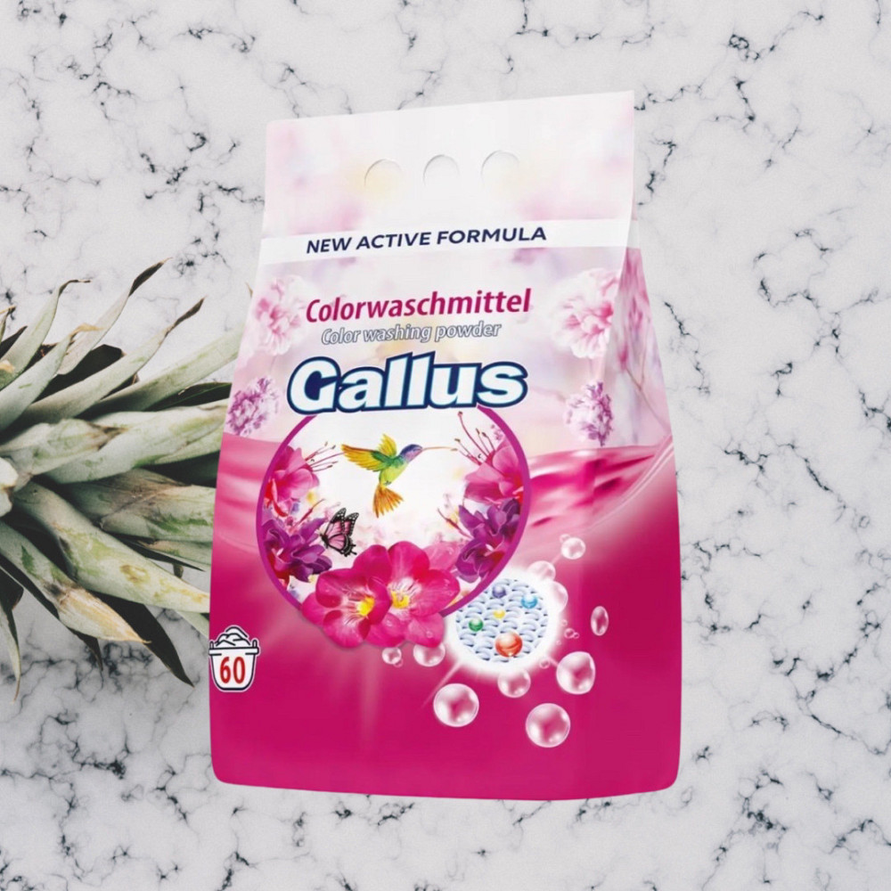 Пральний порошок для кольорової білизни Gallus Color концентрат 3,9 кг Виноградов - изображение 2