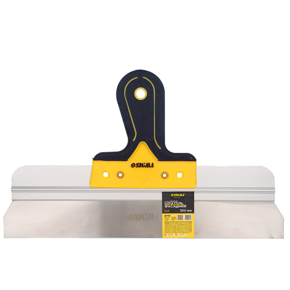 Шпатель неіржавкий фасадний Profi 350 мм SIGMA (8322341) Київ - фото 4