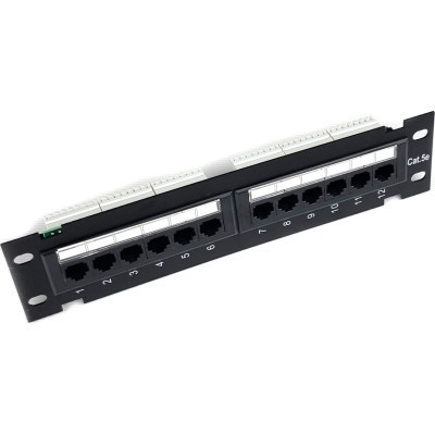 Патч-панель настенная 12 портов 5e UTP Eserver (WT-2180-Dual) Винница - изображение 1