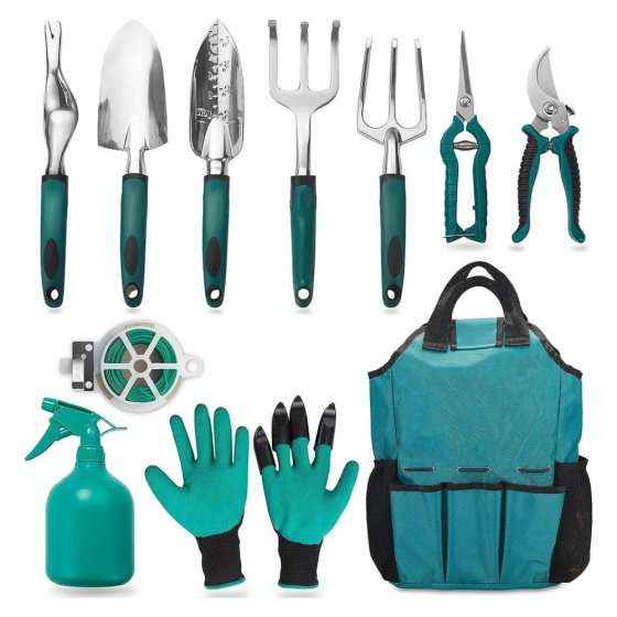 Набор для сада и огорода,сумка с комплектом из 7 садовых,инструментов ручных и аксессуарами Каменец-Подольский