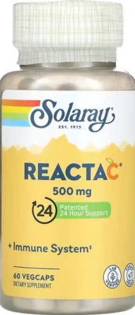 Витамин C Solaray Reacta-C 500mg 60 раст капс Киев