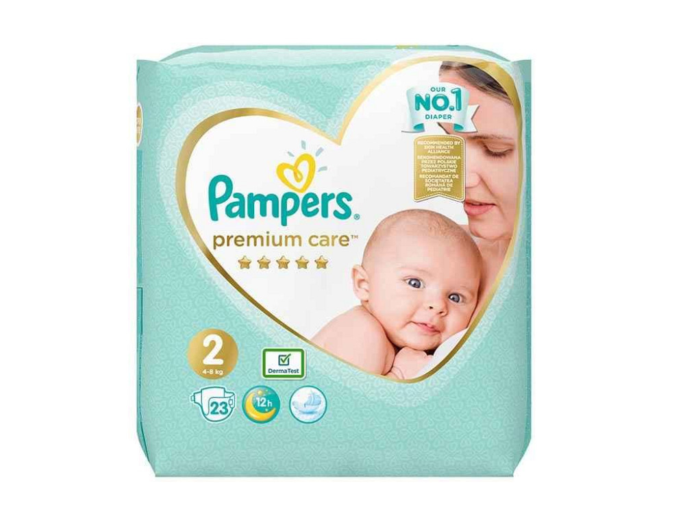 Подгузники Premium Care размер 2, 4-8кг, 23шт ТМ PAMPERS Киев - изображение 1