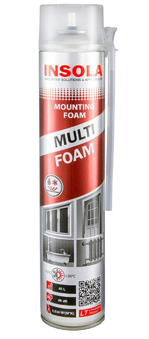 Монтажна піна INSOLA Multi Foam ручна 750 мл Киев - изображение 1