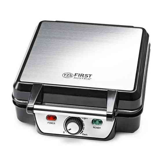 Вафельниця First FA-5305-3 чорний із сріблястим Харків