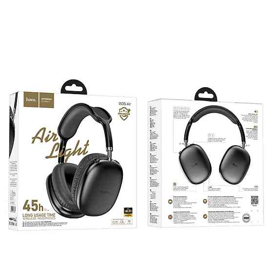 Беспроводные накладные наушники HOCO W35 Air Triumph BT headset Black Одесса