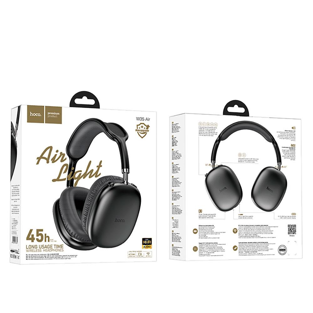 Беспроводные накладные наушники HOCO W35 Air Triumph BT headset Black Одесса - изображение 2