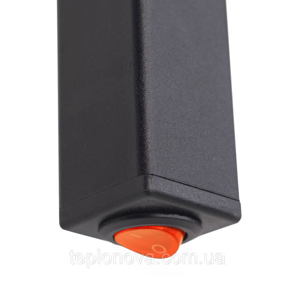 Полотенцесушитель Силуэт Квадро 160х1000 правый, чёрный муар Черновцы - изображение 3