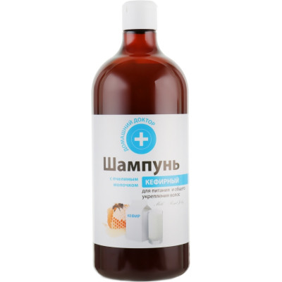 Шампунь Домашній Доктор Кефірний з бджолиним молочком 1000 мл (4823015929847) Вінниця - фото 1