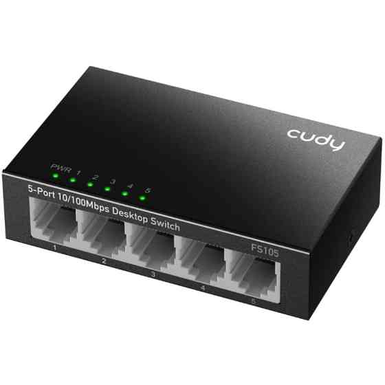 Комутатор Cudy FS105, 5 портовий 10/100 Mbps Metal Switch Вінниця