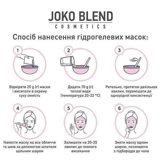 Маска гідрогелева Joko Blend Beta-Carotene Calendula 20 г 4823109401174 Винница