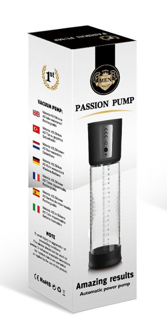 Автоматична вакуумна помпа із зарядкою від USB CANWIN Passion Pump - P058AU Sex Aura Київ - фото 8
