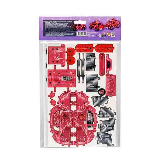 Дерев'яний 3D конструктор "Turbo Princess" Puz-00969, 70 деталей Вінниця