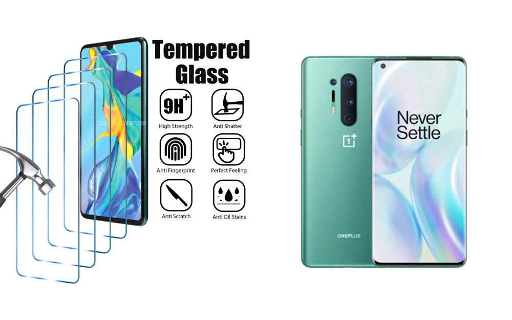 Захисне скло ArmorGlass для OnePlus 8 Pro – стійке до подряпин та ударів Київ - фото 1