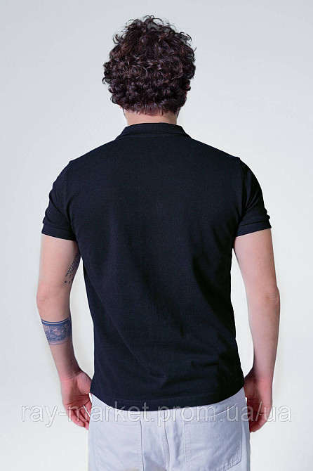 Поло классическое Stedman Lux Polo мужское черное (ST9060-BLO) XXL Киев - изображение 4