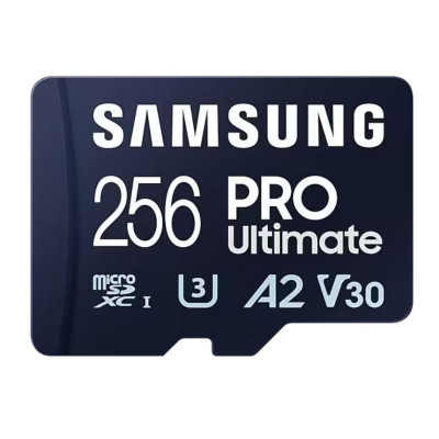 Карта пам&apos;яті Samsung 256GB microSDXC class 10 UHS-I U3 V30 A2 Pro Ultimate (MB-MY256SB/WW) Вінниця - фото 1