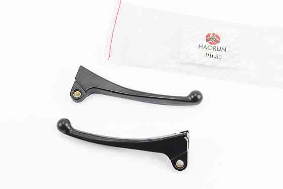 Важелі керма лівий, правий к-кт 2шт (барабан. гальмо) Honda DIO, чорні Київ