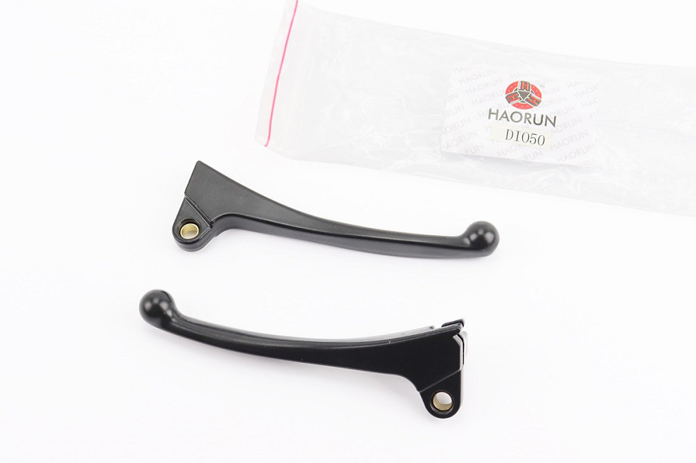 Важелі керма лівий, правий к-кт 2шт (барабан. гальмо) Honda DIO, чорні Киев - изображение 1