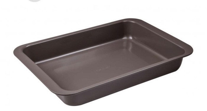 ФОРМА ПРЯМОГУГОЛЬНА З АНТИПРІГАНИМ ПОКРИТТЯМ ГРАФ 37,5 Х 25,5 Х 4,5 СМ (ШТ) 8116 ABA-OPT Одеса - фото 1