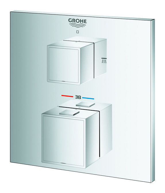 Термостат прихованого монтажу на 2 споживача Grohe Grohtherm Cube   ( 24154000 ) 31428 Харьков - изображение 2