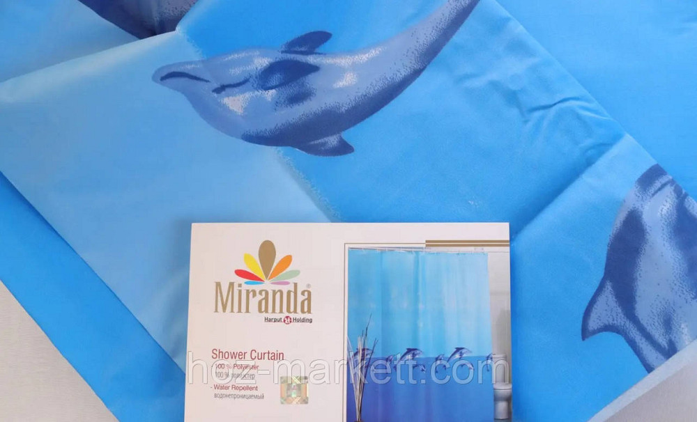 Штора для ванной тканевая Миранда Whele 180 х 200 см Харьков - изображение 2