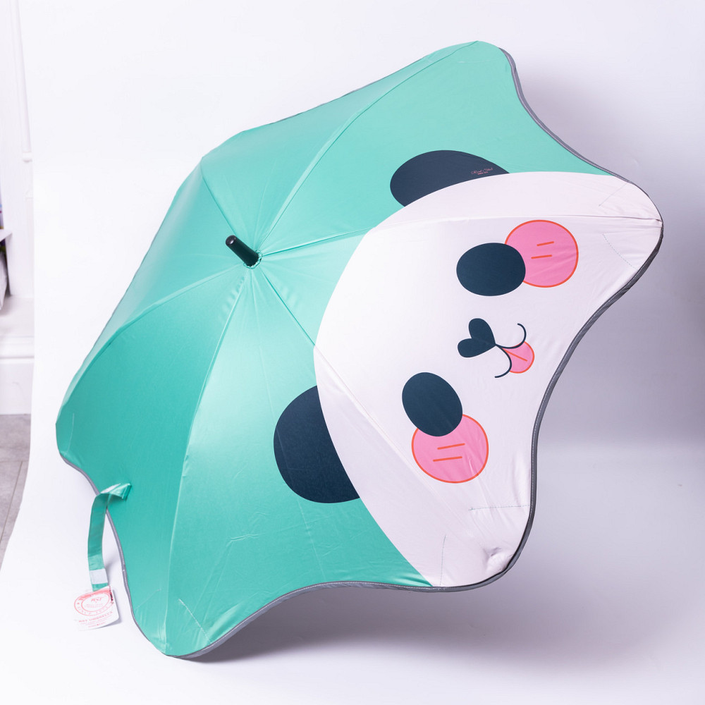 Парасолька дитяча механічна елегантна з принтом міцна надійна з поліестеру діаметр 90 см Зелений HP-23-13GR Київ - фото 8