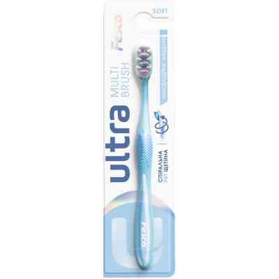 Зубна щітка Fesco Ultra Multi Brush Soft Блакитна (4820204702083) Вінниця