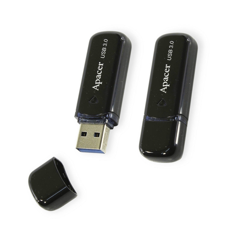 Флешка USB 3.0 64Gb AH355 black Apacer Мукачево - изображение 1