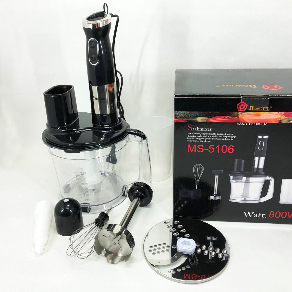 Блендер переносной, Кухонный комбайн металлический, Блендер для приготовления крем-соусов DK-10 Львов - изображение 7