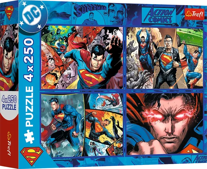 33400 Trefl Пазли "4x250"  Superman Сміливість Супермена, шт Київ - фото 1