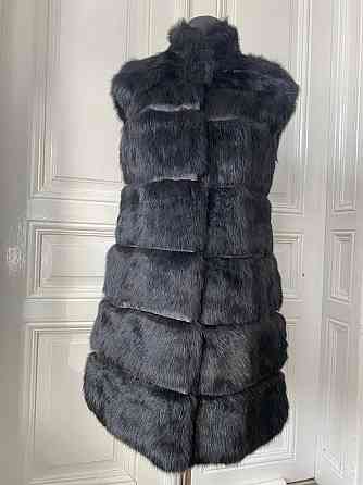 Жилетка жіноча з хутра кролика подовжена 48 р. Коломыя