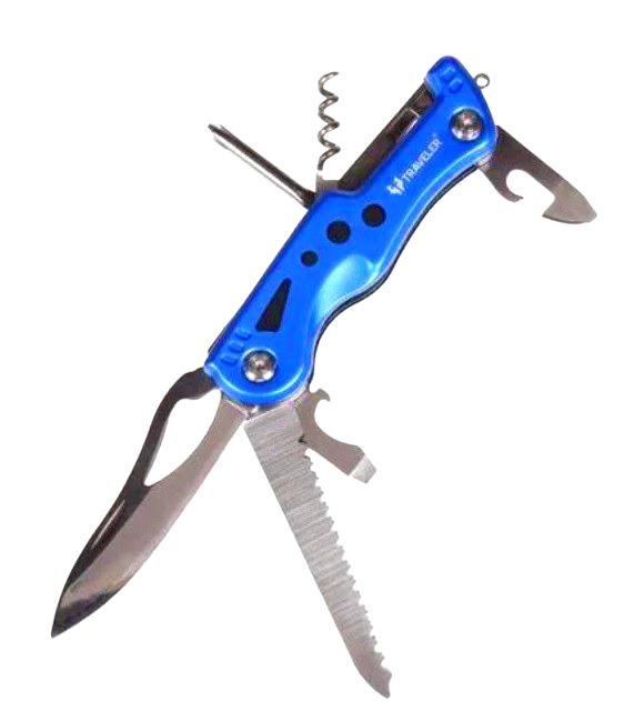 Мультитул швейцарский нож Traveler M307 с фонариком Днепр - изображение 1