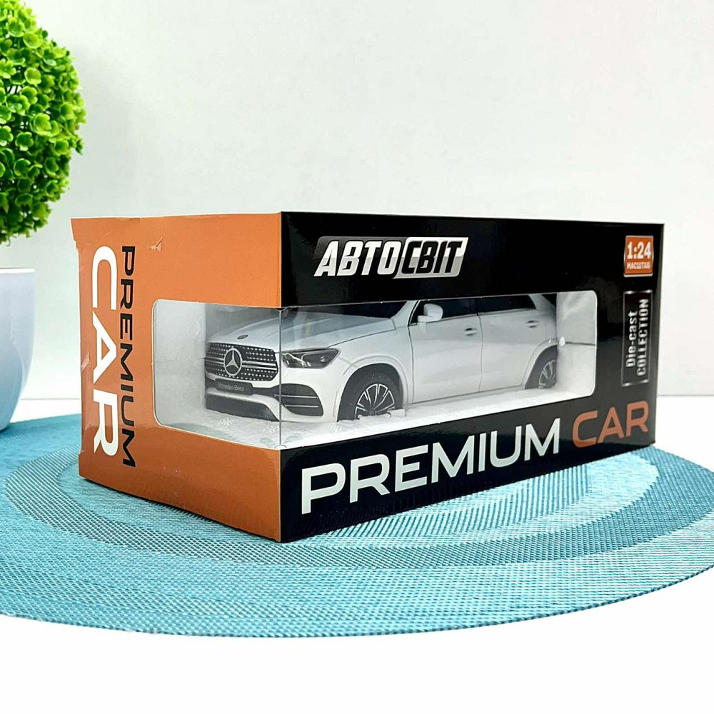 Машина Автосвіт Mercedes інерційна відчиняються двері 20,5 см 1:24 Біла (AP-2100) Чернігів - фото 2
