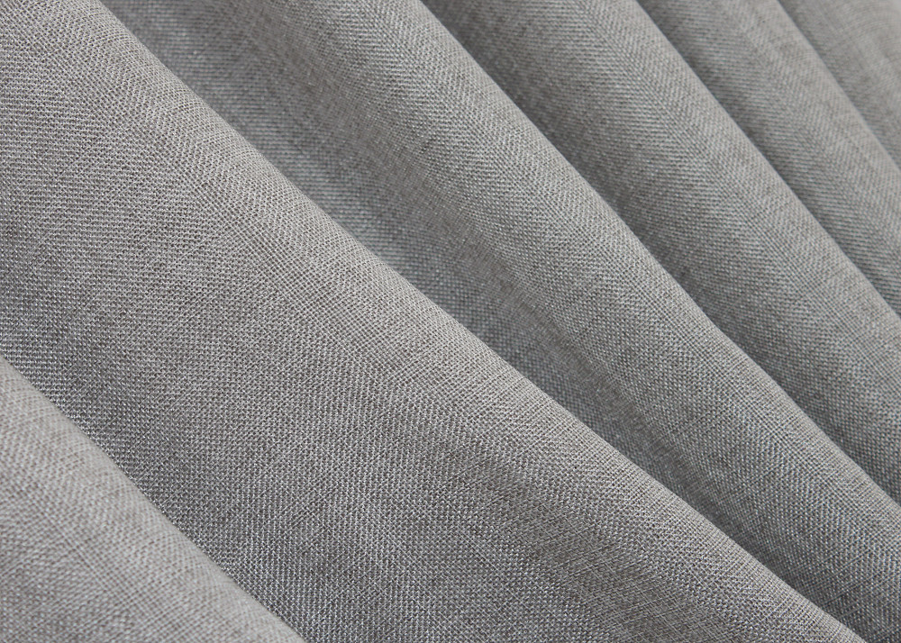 Комплект коротких штор VR-Textil Лен Мешковина № 1016ш Светло-серый 130х170 см 2 шт (35-0286) Киев - изображение 4