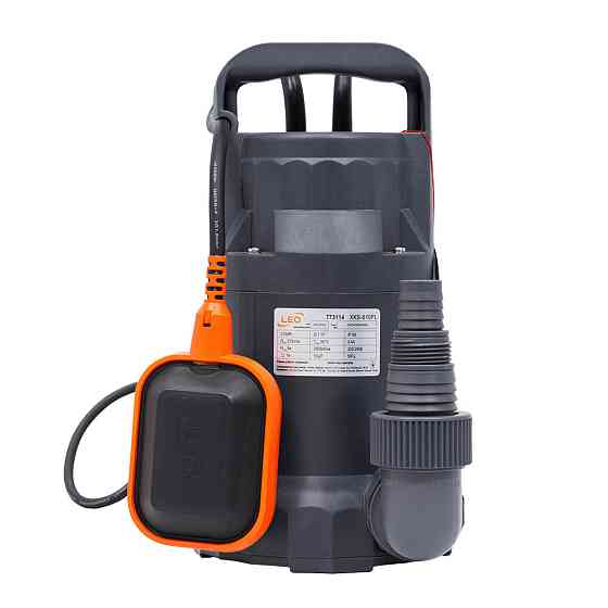 Насос дренажний садовий 0.55кВт Hmax 9м Qmax 233л/хв (част. до 5мм) LEO (773114) Рівне