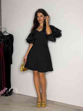 Женское черное, короткое платье Одесса